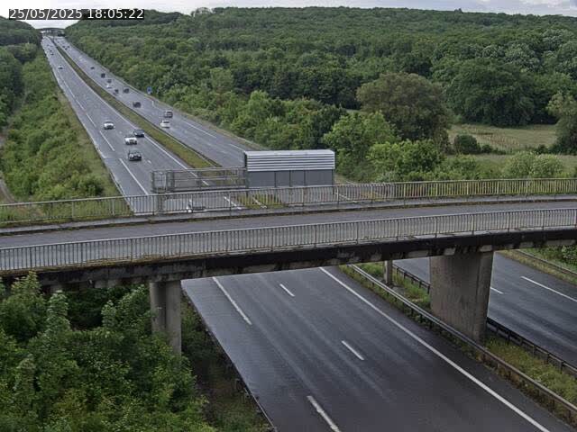 Caméra autoroute France - A31, Zoufftgen direction Luxembourg-ville, à la frontière entre la France et le Luxembourg