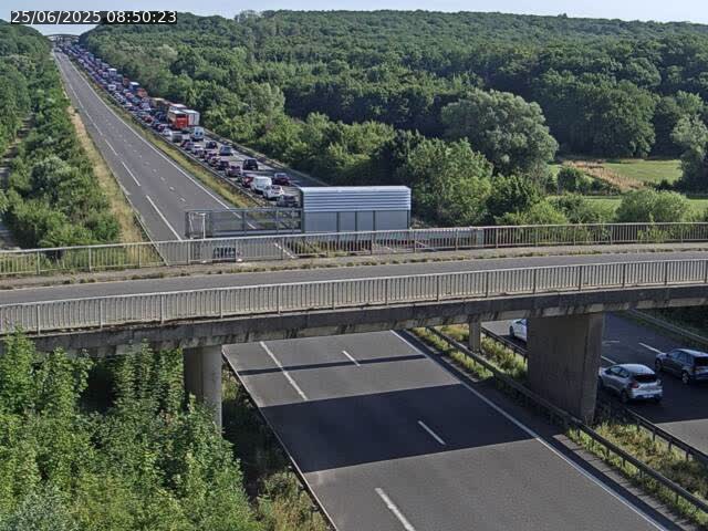Caméra autoroute France - A31, Zoufftgen direction Luxembourg-ville, à la frontière entre la France et le Luxembourg