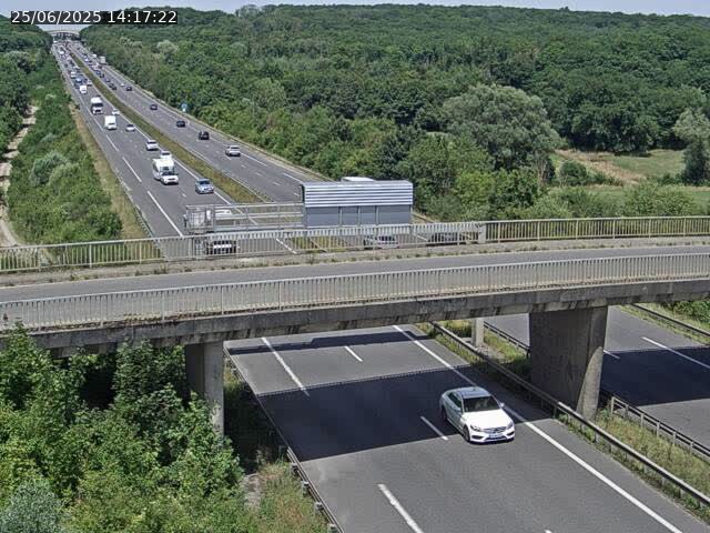 Caméra autoroute France - A31, Zoufftgen direction Luxembourg-ville, à la frontière entre la France et le Luxembourg