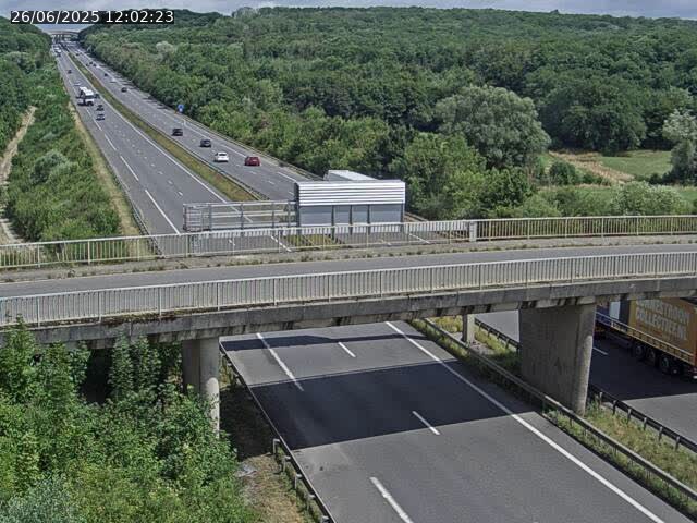 Caméra autoroute France - A31, Zoufftgen direction Luxembourg-ville, à la frontière entre la France et le Luxembourg