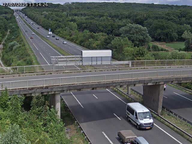Caméra autoroute France - A31, Zoufftgen direction Luxembourg-ville, à la frontière entre la France et le Luxembourg