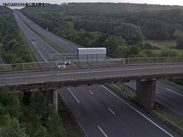 Caméra autoroute France - A31, Zoufftgen direction Luxembourg-ville, à la frontière entre la France et le Luxembourg