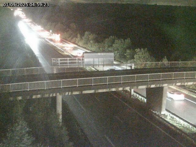 Caméra autoroute France - A31, Zoufftgen direction Luxembourg-ville, à la frontière entre la France et le Luxembourg