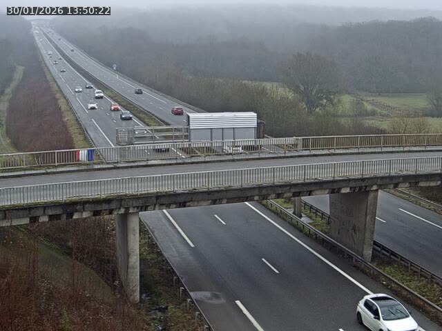 Caméra autoroute France - A31, Zoufftgen direction Luxembourg-ville, à la frontière entre la France et le Luxembourg