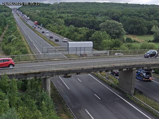 <h2>Caméra autoroute France - A31, Zoufftgen direction Luxembourg-ville, à la frontière entre la France et le Luxembourg</h2>