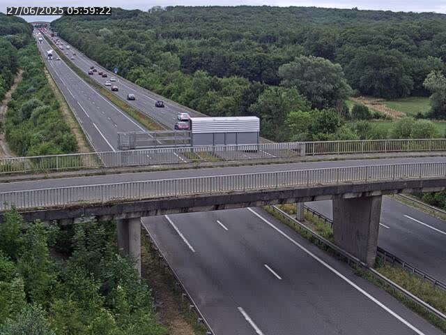 <h2>Caméra autoroute France - A31, Zoufftgen direction Luxembourg-ville, à la frontière entre la France et le Luxembourg</h2>
