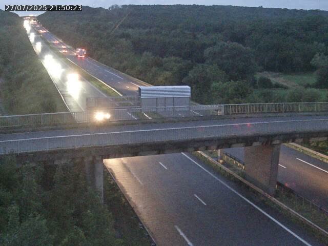 <h2>Caméra autoroute France - A31, Zoufftgen direction Luxembourg-ville, à la frontière entre la France et le Luxembourg</h2>