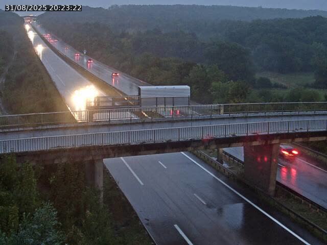 Caméra autoroute France - A31, Zoufftgen direction Luxembourg-ville, à la frontière entre la France et le Luxembourg
