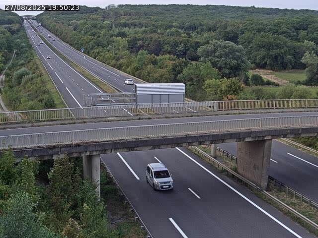 Caméra autoroute France - A31, Zoufftgen direction Luxembourg-ville, à la frontière entre la France et le Luxembourg