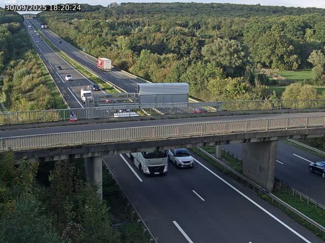 <h2>Caméra autoroute France - A31, Zoufftgen direction Luxembourg-ville, à la frontière entre la France et le Luxembourg</h2>