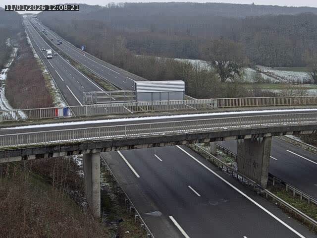 Caméra autoroute France - A31, Zoufftgen direction Luxembourg-ville, à la frontière entre la France et le Luxembourg