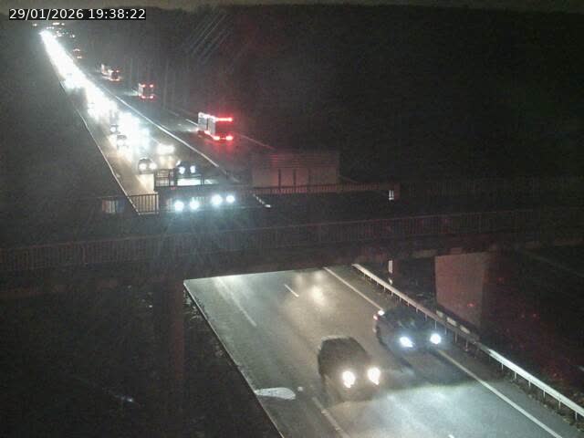 Caméra autoroute France - A31, Zoufftgen direction Luxembourg-ville, à la frontière entre la France et le Luxembourg