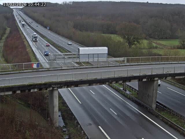 <h2>Caméra autoroute France - A31, Zoufftgen direction Luxembourg-ville, à la frontière entre la France et le Luxembourg</h2>
