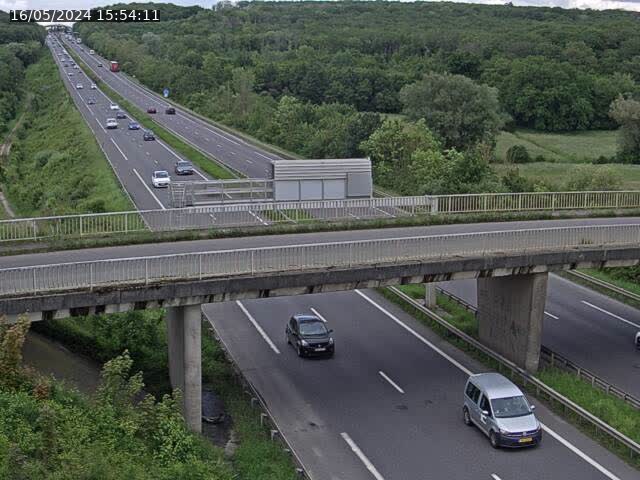 Caméra autoroute France - A31, Zoufftgen direction Luxembourg-ville, à la frontière entre la France et le Luxembourg