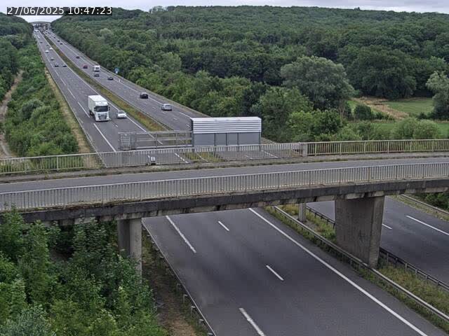 Caméra autoroute France - A31, Zoufftgen direction Luxembourg-ville, à la frontière entre la France et le Luxembourg