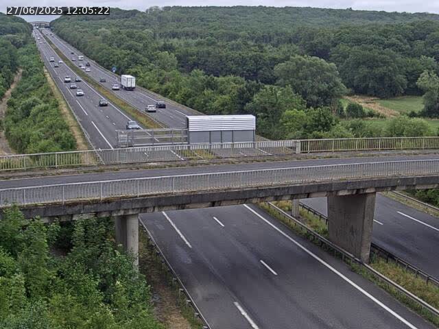 Caméra autoroute France - A31, Zoufftgen direction Luxembourg-ville, à la frontière entre la France et le Luxembourg