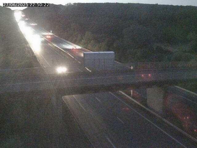 Caméra autoroute France - A31, Zoufftgen direction Luxembourg-ville, à la frontière entre la France et le Luxembourg