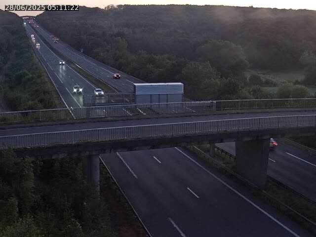 <h2>Caméra autoroute France - A31, Zoufftgen direction Luxembourg-ville, à la frontière entre la France et le Luxembourg</h2>