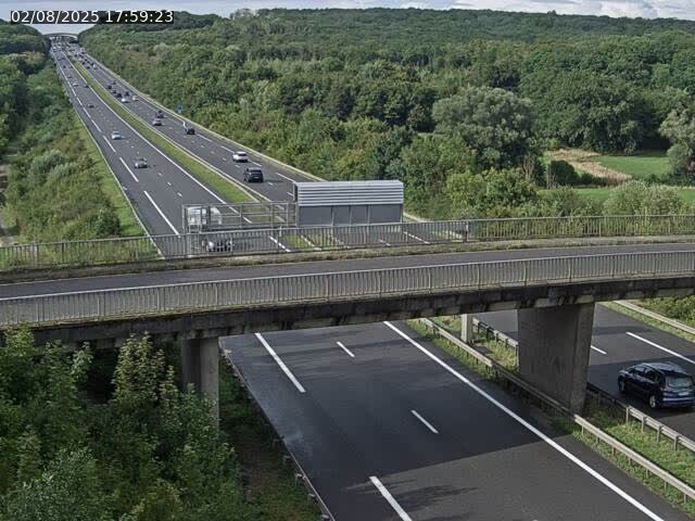 Caméra autoroute France - A31, Zoufftgen direction Luxembourg-ville, à la frontière entre la France et le Luxembourg
