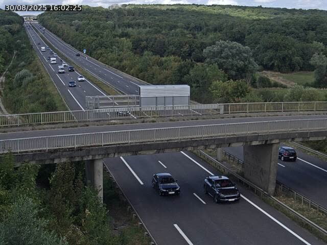 Caméra autoroute France - A31, Zoufftgen direction Luxembourg-ville, à la frontière entre la France et le Luxembourg