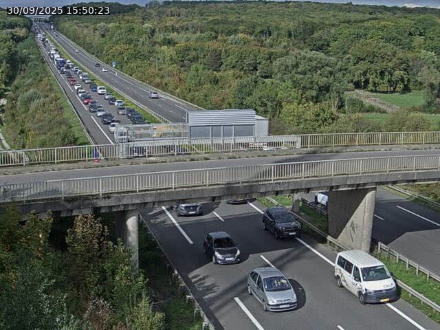 Caméra autoroute France - A31, Zoufftgen direction Luxembourg-ville, à la frontière entre la France et le Luxembourg