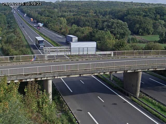 Caméra autoroute France - A31, Zoufftgen direction Luxembourg-ville, à la frontière entre la France et le Luxembourg