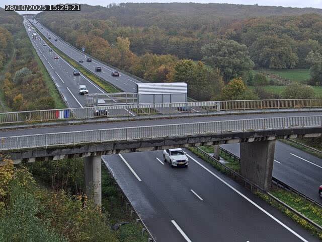 Caméra autoroute France - A31, Zoufftgen direction Luxembourg-ville, à la frontière entre la France et le Luxembourg