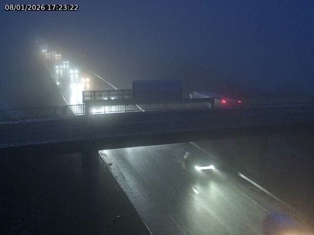 Caméra autoroute France - A31, Zoufftgen direction Luxembourg-ville, à la frontière entre la France et le Luxembourg