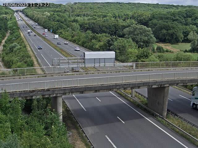 <h2>Caméra autoroute France - A31, Zoufftgen direction Luxembourg-ville, à la frontière entre la France et le Luxembourg</h2>