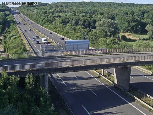 Caméra autoroute France - A31, Zoufftgen direction Luxembourg-ville, à la frontière entre la France et le Luxembourg