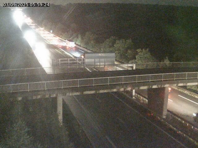 Caméra autoroute France - A31, Zoufftgen direction Luxembourg-ville, à la frontière entre la France et le Luxembourg
