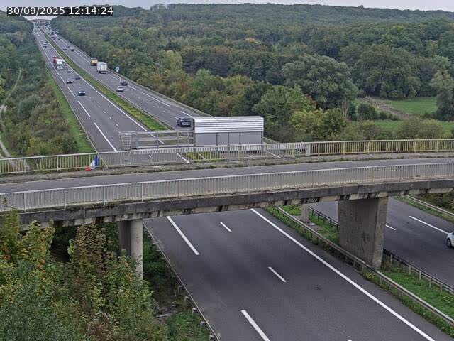 Caméra autoroute France - A31, Zoufftgen direction Luxembourg-ville, à la frontière entre la France et le Luxembourg