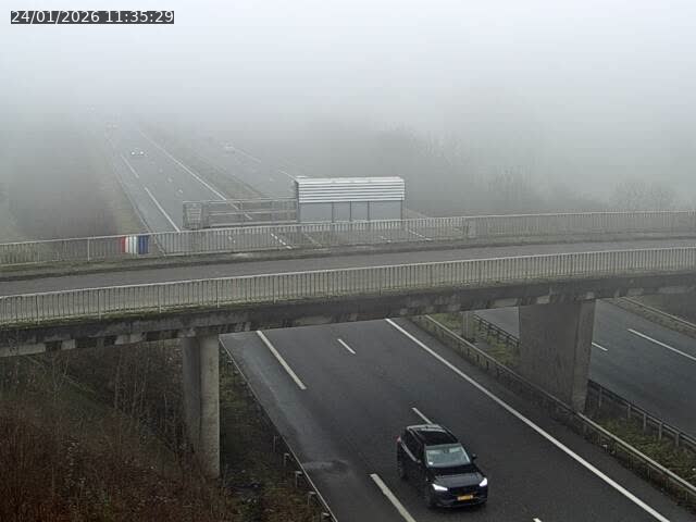 Caméra autoroute France - A31, Zoufftgen direction Luxembourg-ville, à la frontière entre la France et le Luxembourg