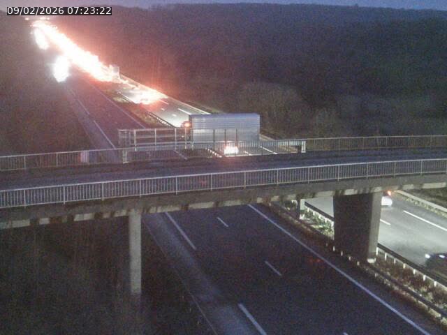 Caméra autoroute France - A31, Zoufftgen direction Luxembourg-ville, à la frontière entre la France et le Luxembourg