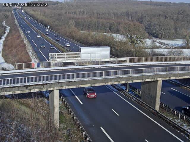 Caméra autoroute France - A31, Zoufftgen direction Luxembourg-ville, à la frontière entre la France et le Luxembourg