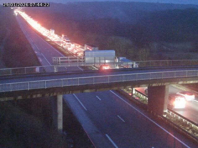<h2>Caméra autoroute France - A31, Zoufftgen direction Luxembourg-ville, à la frontière entre la France et le Luxembourg</h2>