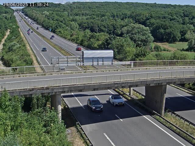 Caméra autoroute France - A31, Zoufftgen direction Luxembourg-ville, à la frontière entre la France et le Luxembourg