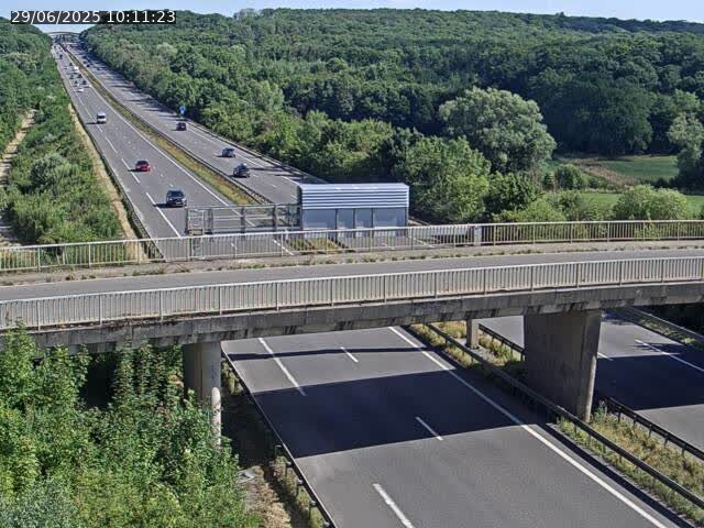 Caméra autoroute France - A31, Zoufftgen direction Luxembourg-ville, à la frontière entre la France et le Luxembourg