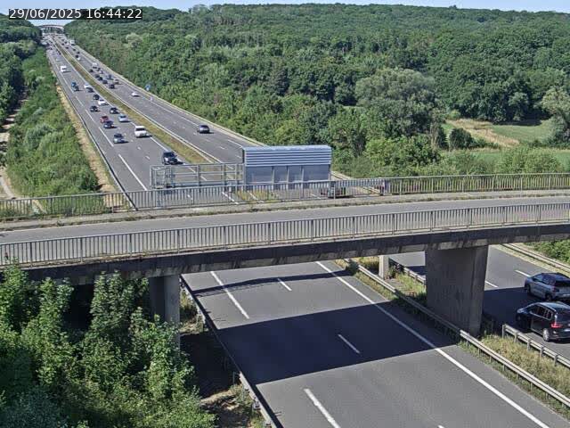 Caméra autoroute France - A31, Zoufftgen direction Luxembourg-ville, à la frontière entre la France et le Luxembourg
