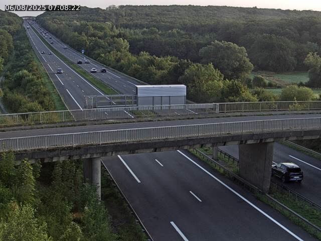 <h2>Caméra autoroute France - A31, Zoufftgen direction Luxembourg-ville, à la frontière entre la France et le Luxembourg</h2>