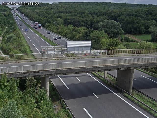 <h2>Caméra autoroute France - A31, Zoufftgen direction Luxembourg-ville, à la frontière entre la France et le Luxembourg</h2>