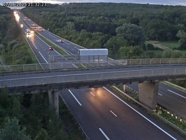 <h2>Caméra autoroute France - A31, Zoufftgen direction Luxembourg-ville, à la frontière entre la France et le Luxembourg</h2>
