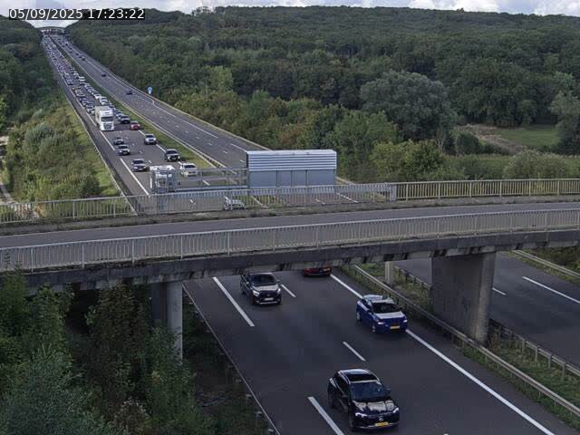 Caméra autoroute France - A31, Zoufftgen direction Luxembourg-ville, à la frontière entre la France et le Luxembourg