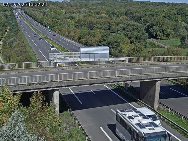 Caméra autoroute France - A31, Zoufftgen direction Luxembourg-ville, à la frontière entre la France et le Luxembourg