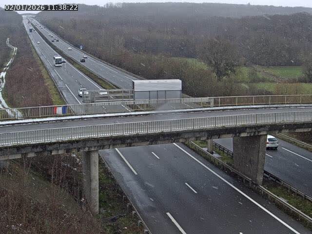 Caméra autoroute France - A31, Zoufftgen direction Luxembourg-ville, à la frontière entre la France et le Luxembourg