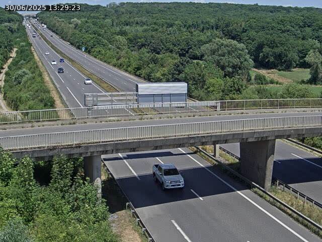 Caméra autoroute France - A31, Zoufftgen direction Luxembourg-ville, à la frontière entre la France et le Luxembourg
