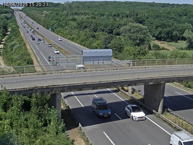 Caméra autoroute France - A31, Zoufftgen direction Luxembourg-ville, à la frontière entre la France et le Luxembourg