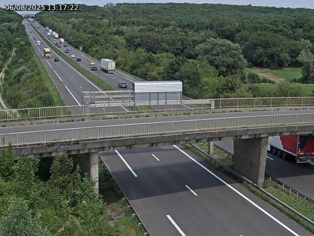 Caméra autoroute France - A31, Zoufftgen direction Luxembourg-ville, à la frontière entre la France et le Luxembourg