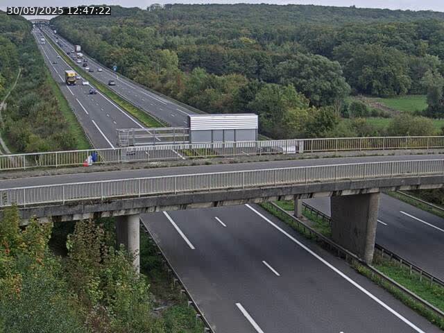 Caméra autoroute France - A31, Zoufftgen direction Luxembourg-ville, à la frontière entre la France et le Luxembourg