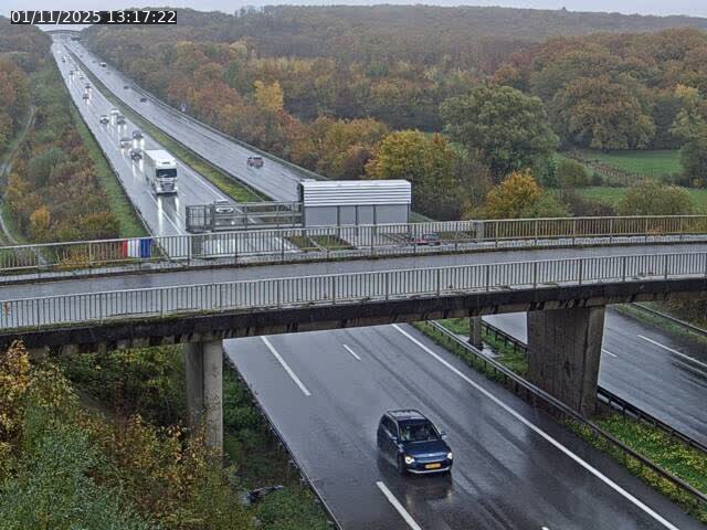 Caméra autoroute France - A31, Zoufftgen direction Luxembourg-ville, à la frontière entre la France et le Luxembourg